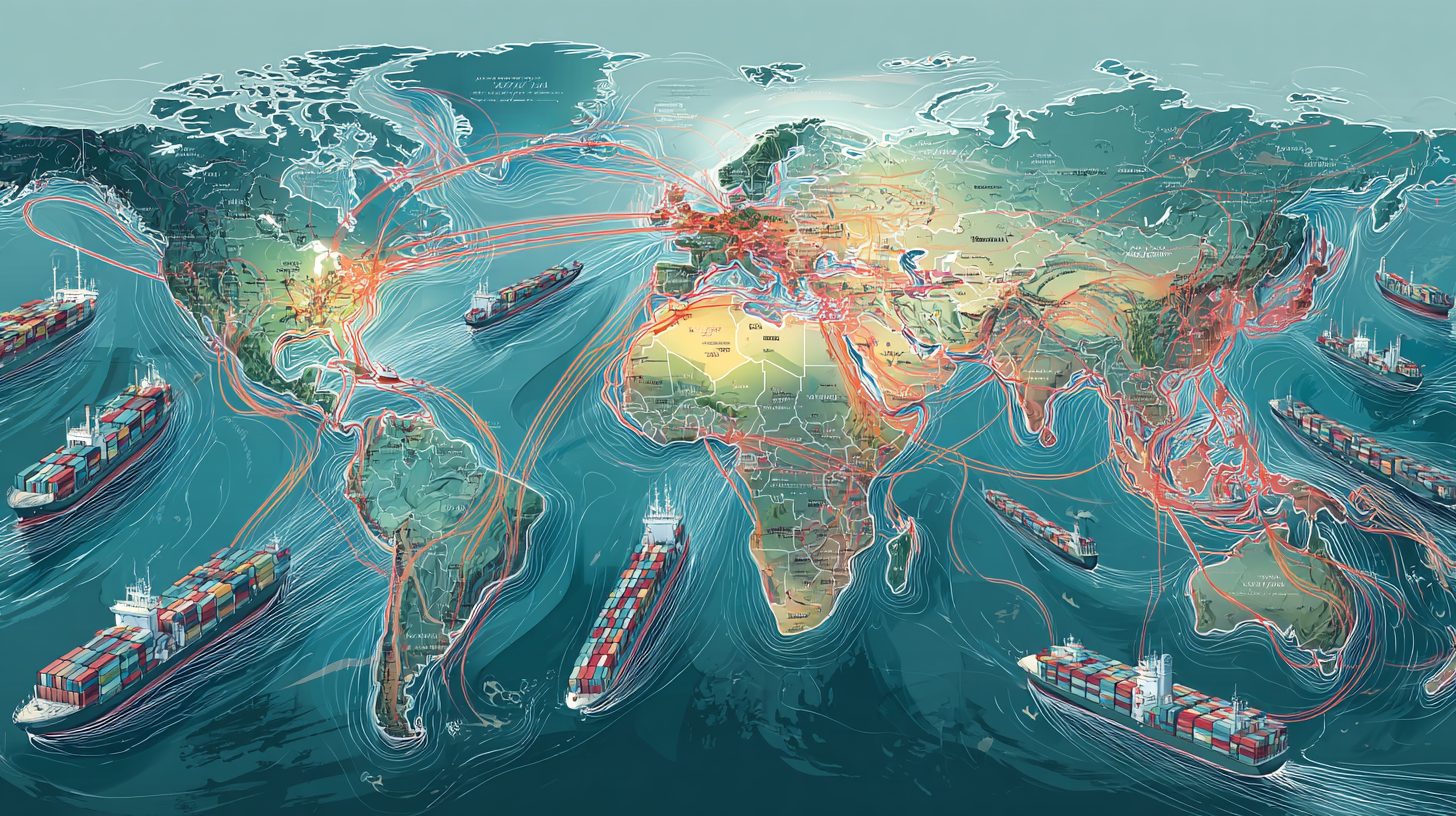 Маршруты транспортировки грузов из Китая