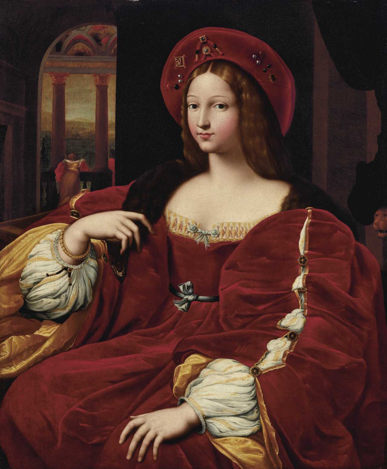 6 Portrait of Do?a Isabel de Requesens, vicereine of Naples, formerly identified as Giovanna d'Aragona.jpg