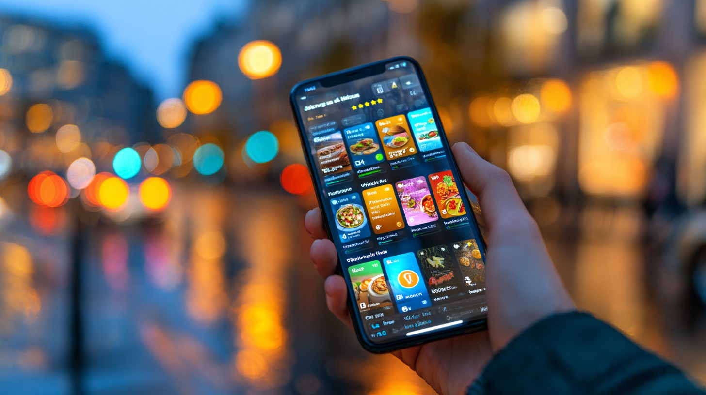 Выбор подработки в мобильном приложении на экране смартфона