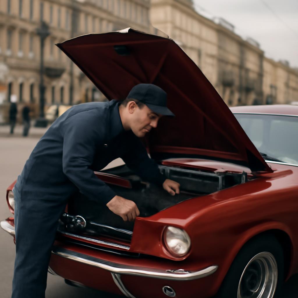Осмотр американского автомобиля для выкупа в Санкт-Петербурге