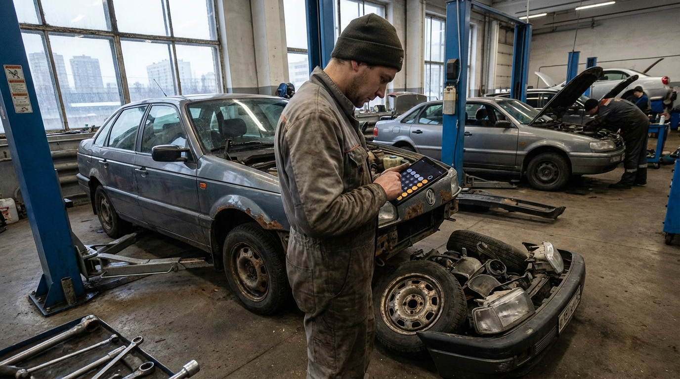 Расчет цены автомобиля на разборку в Санкт-Петербурге