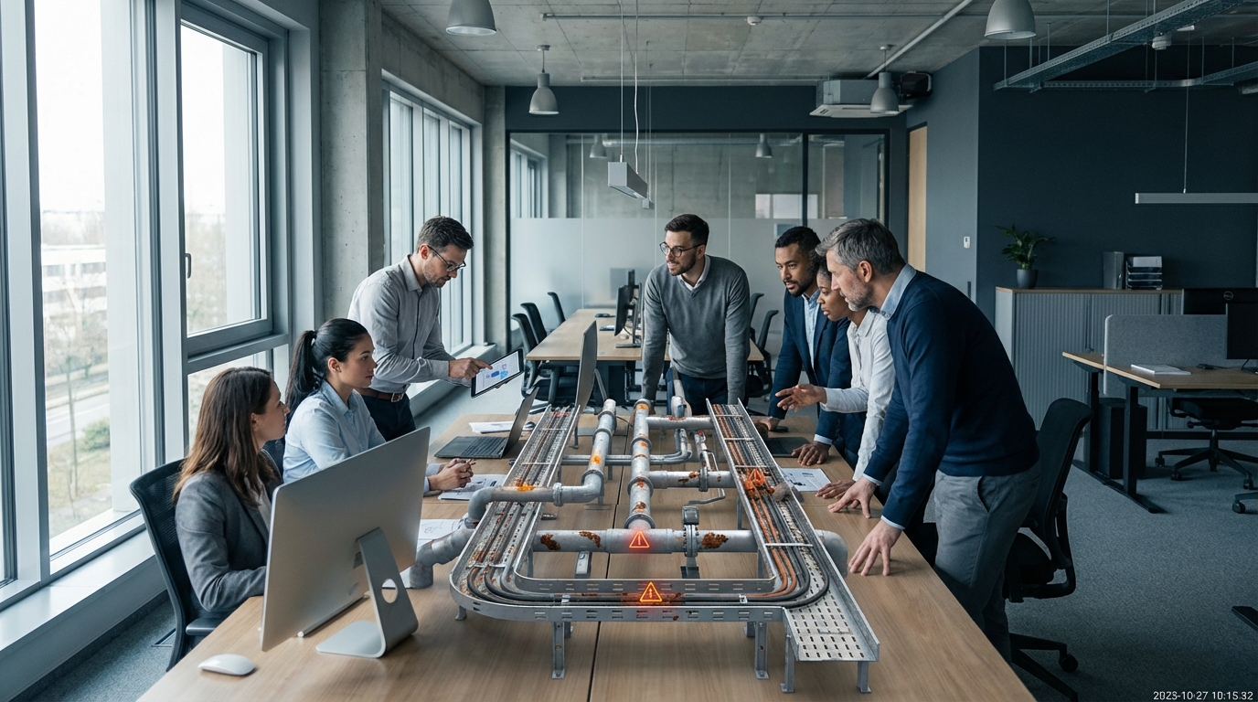 Схема управления рисками в инженерных сетях