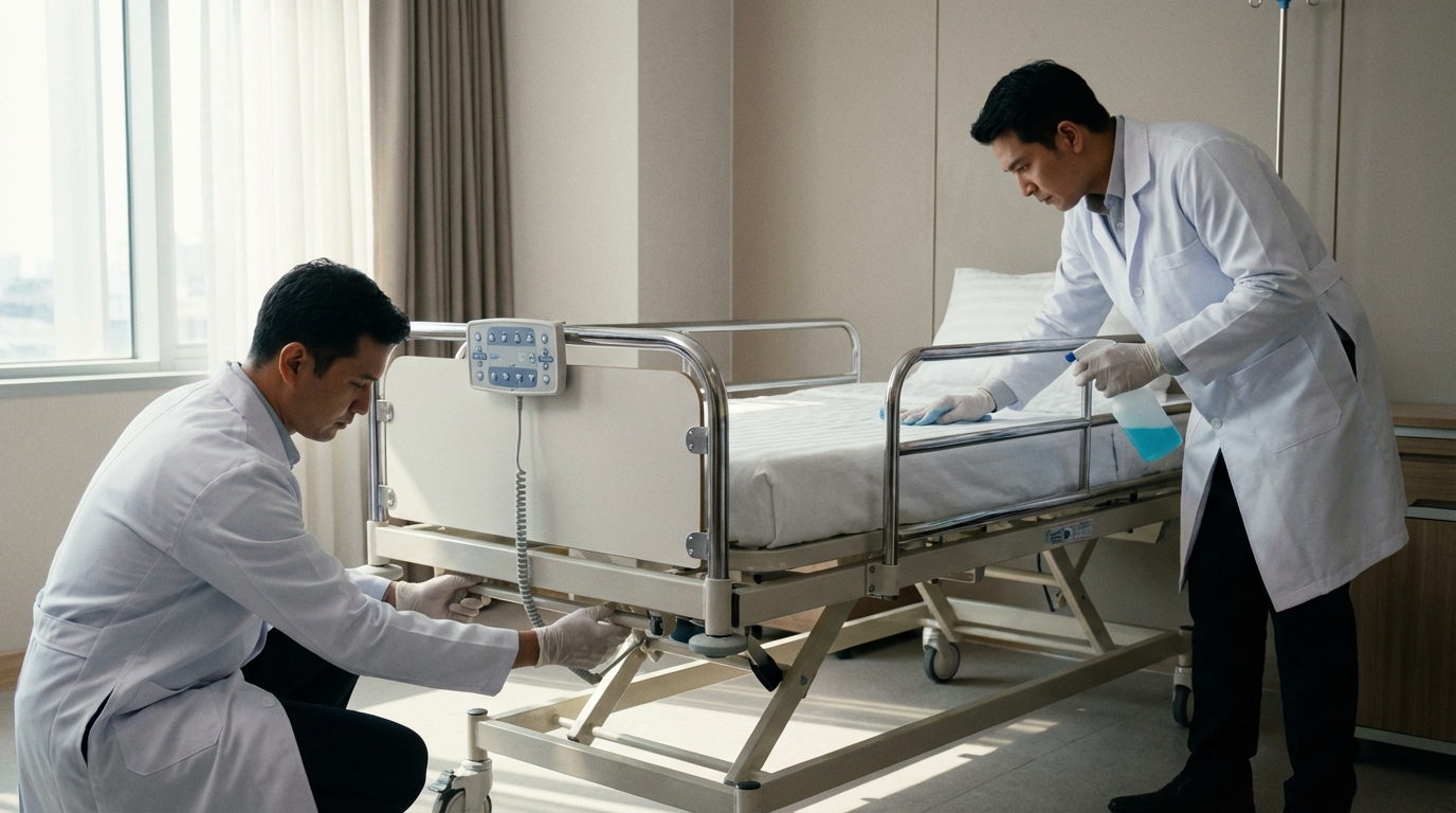 Уход и обслуживание медицинской кровати специалистами