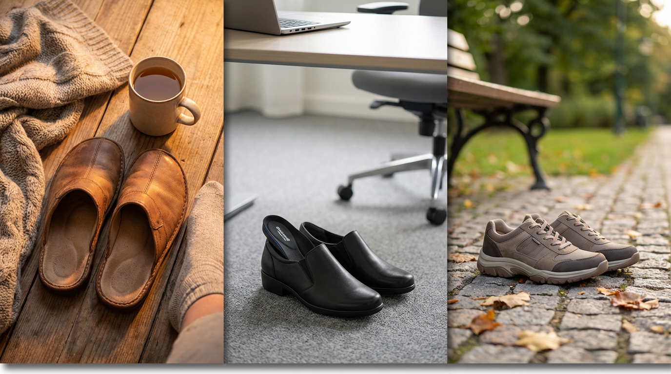 Примеры ортопедической обуви в повседневных сценариях: дом, работа, улица