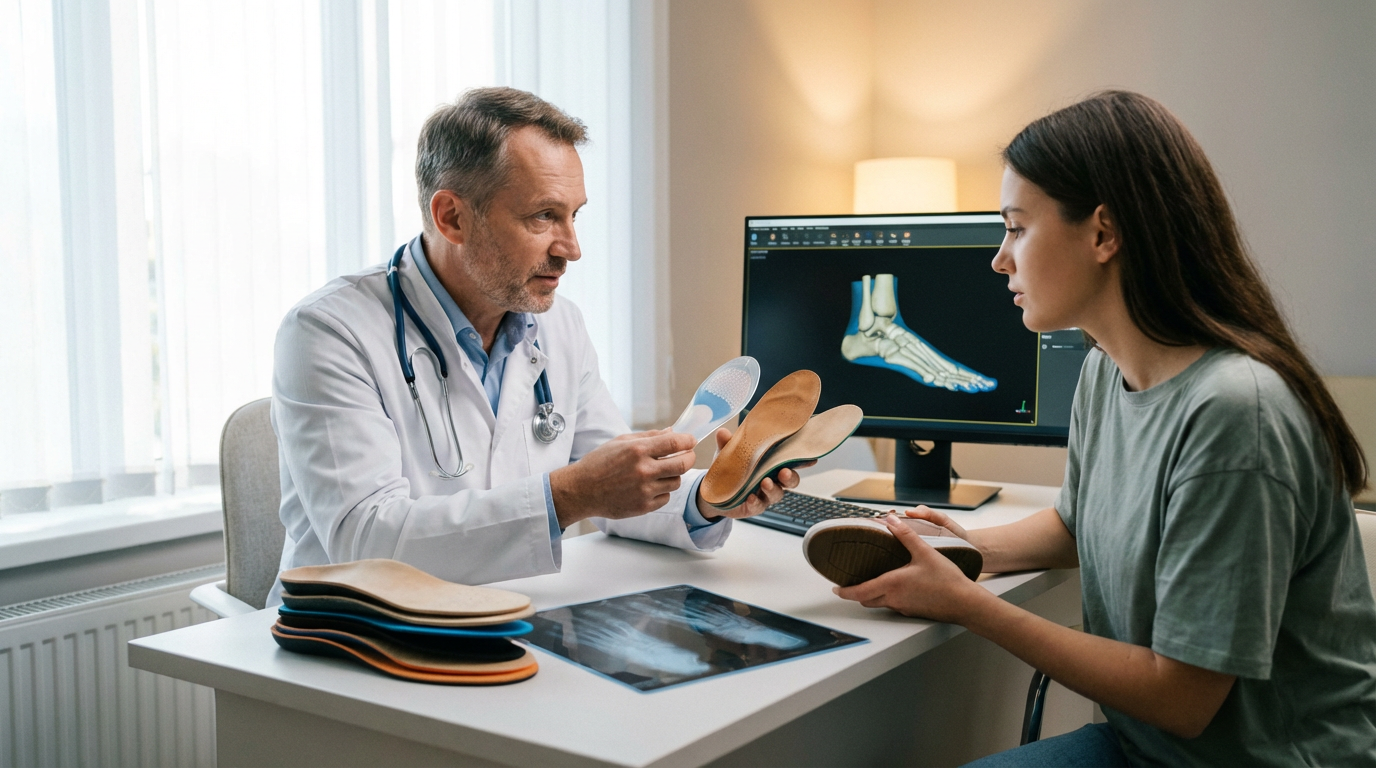 Консультация ортопеда по подбору ортопедических стелек