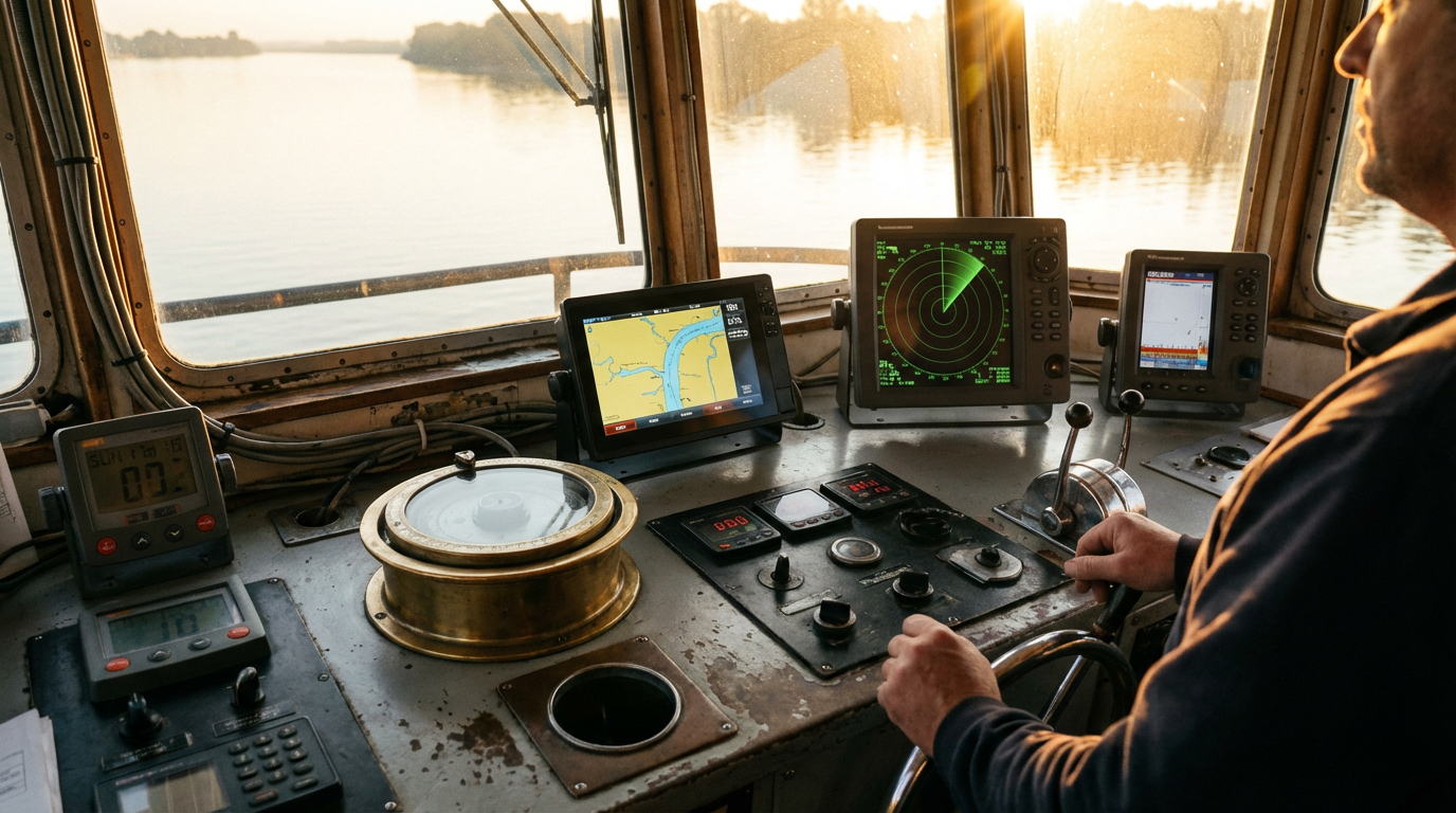 Автопилот и навигационные системы меняют управление речным транспортом в России