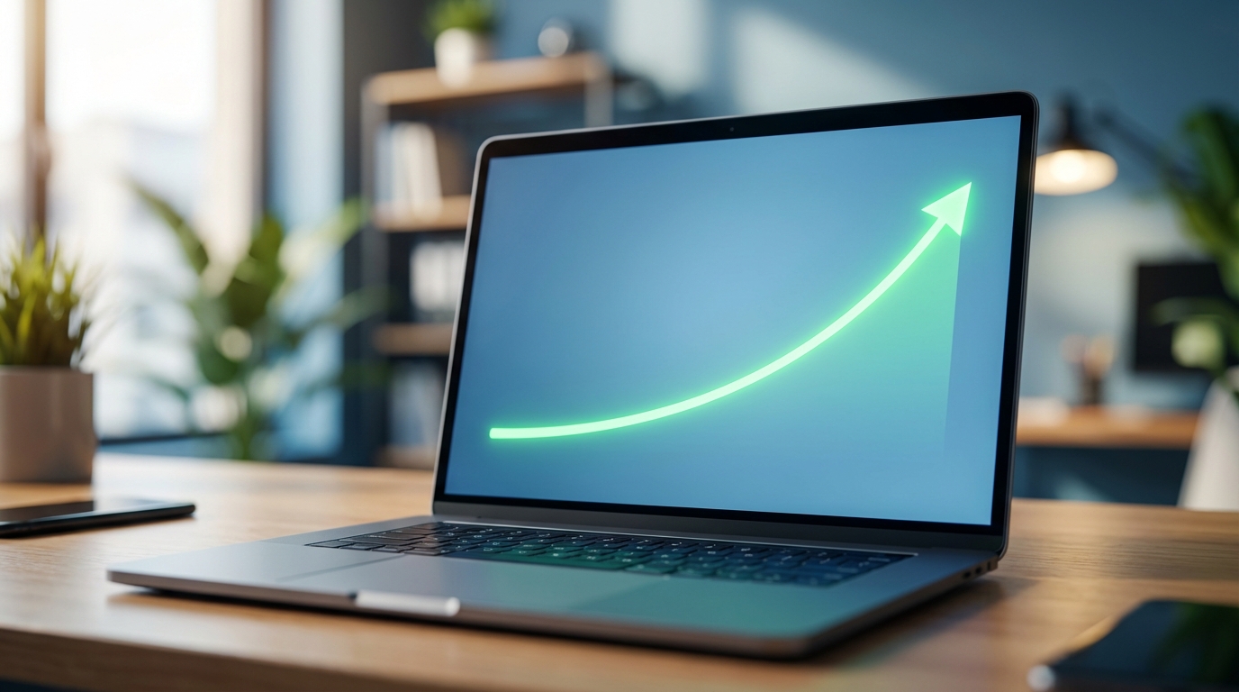 График роста эффективности после внедрения 1С: Комплексной автоматизации