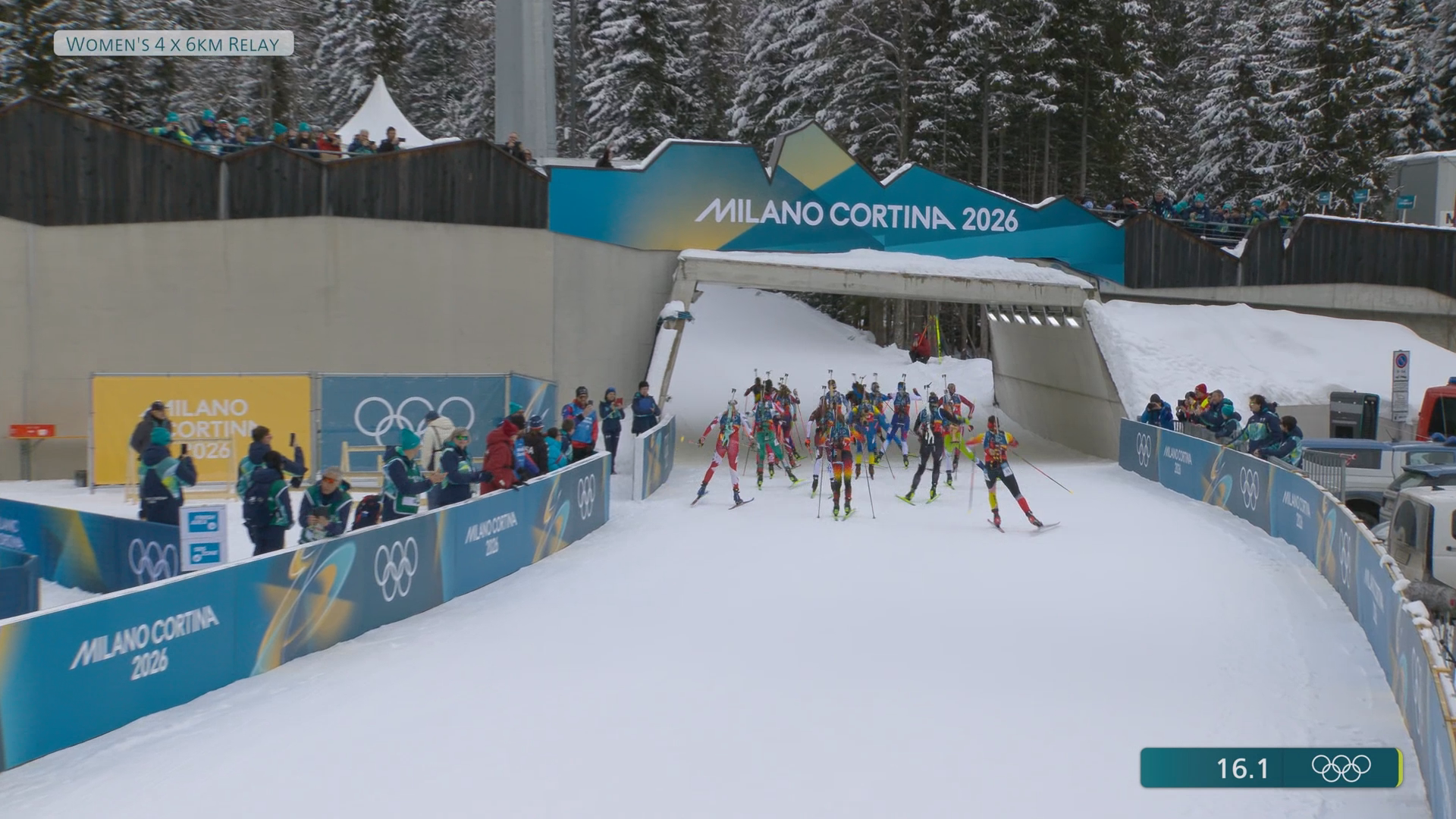 2026 Winter Olympics. Biathlon. 2026-02-18. Women's 4x6km Relay.mp4_20260218_215013.880.png