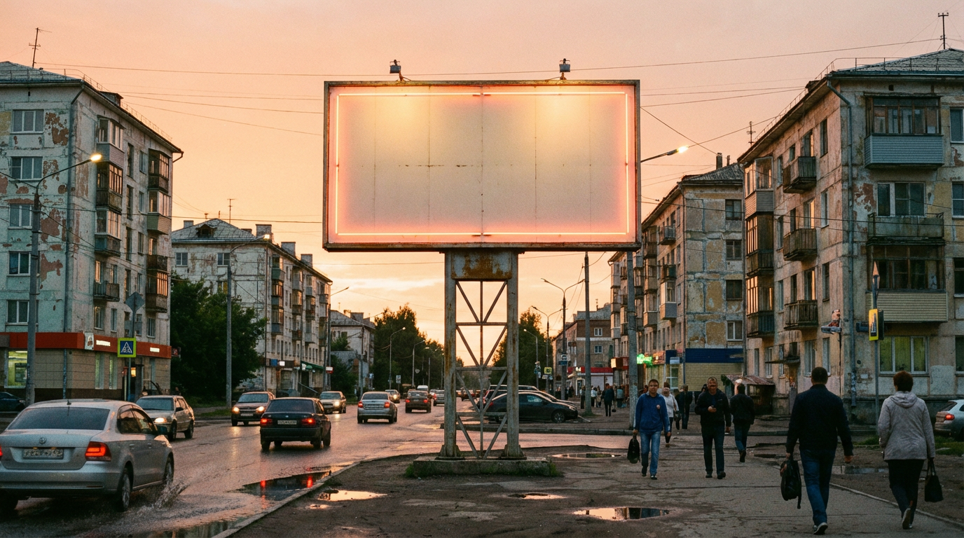 Сити-формат наружной рекламы в региональном городе