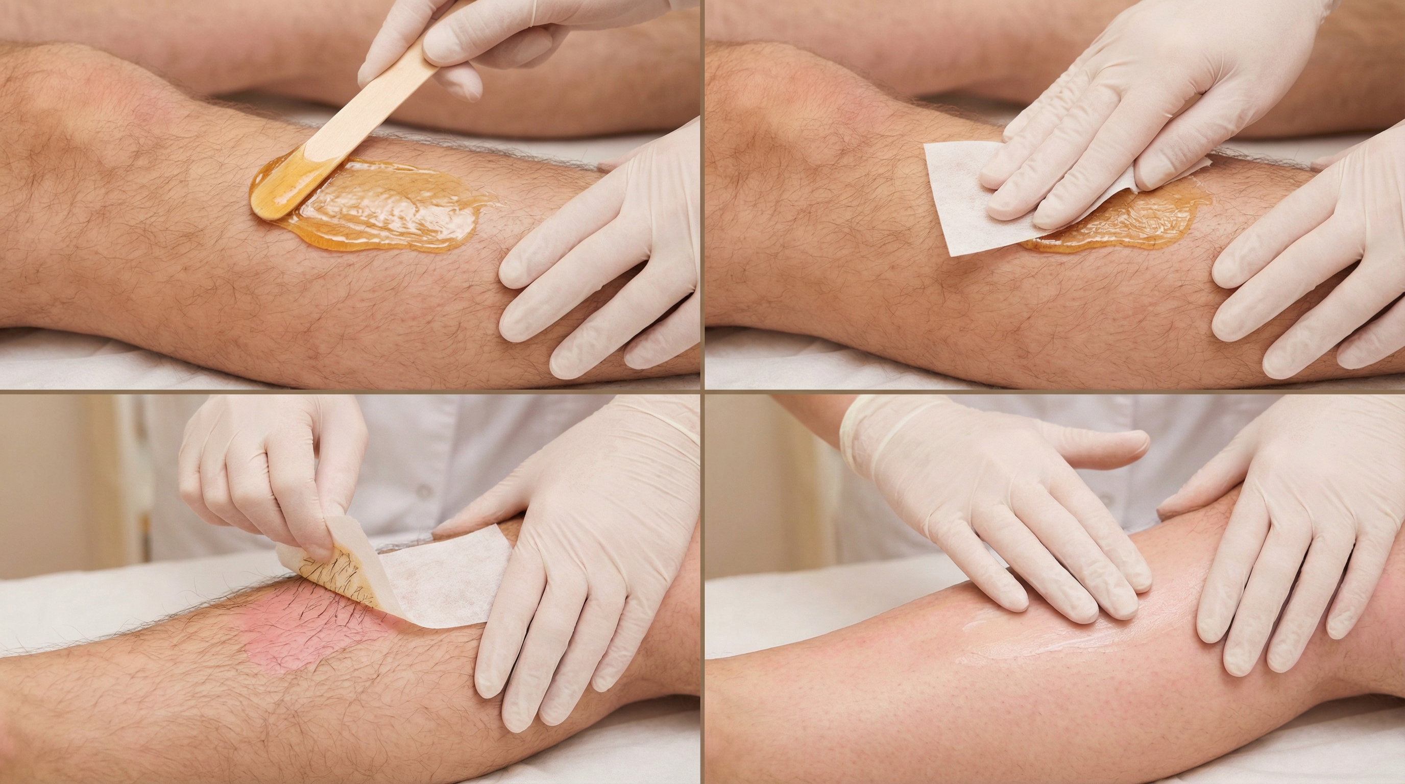 восковая депиляция бикини у мужчин — этапы процедуры