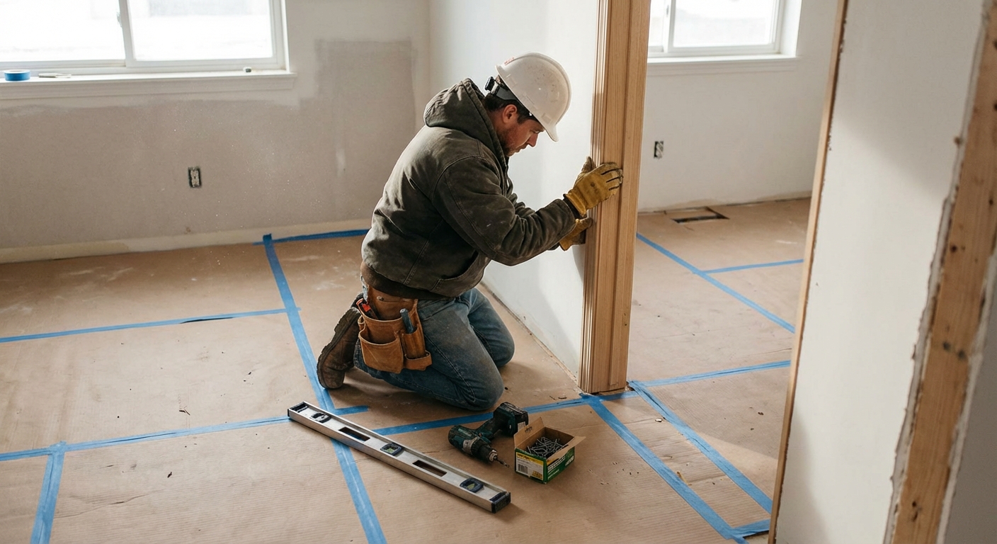 Сохраняем чистовую отделку: правила защиты паркета и ламината при монтаже дверей или натяжных потолков.