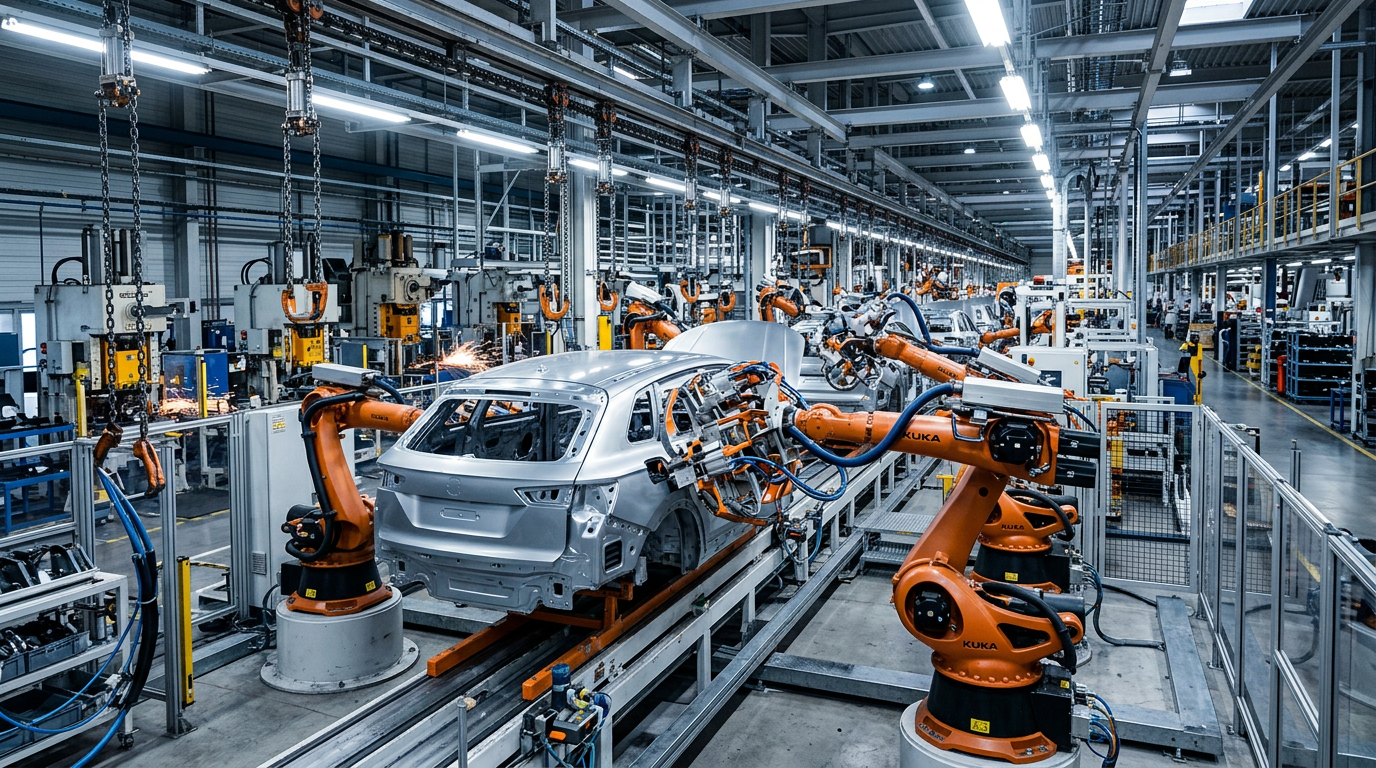 Кейс на автомобильном заводе: конвейер с пневмосистемой