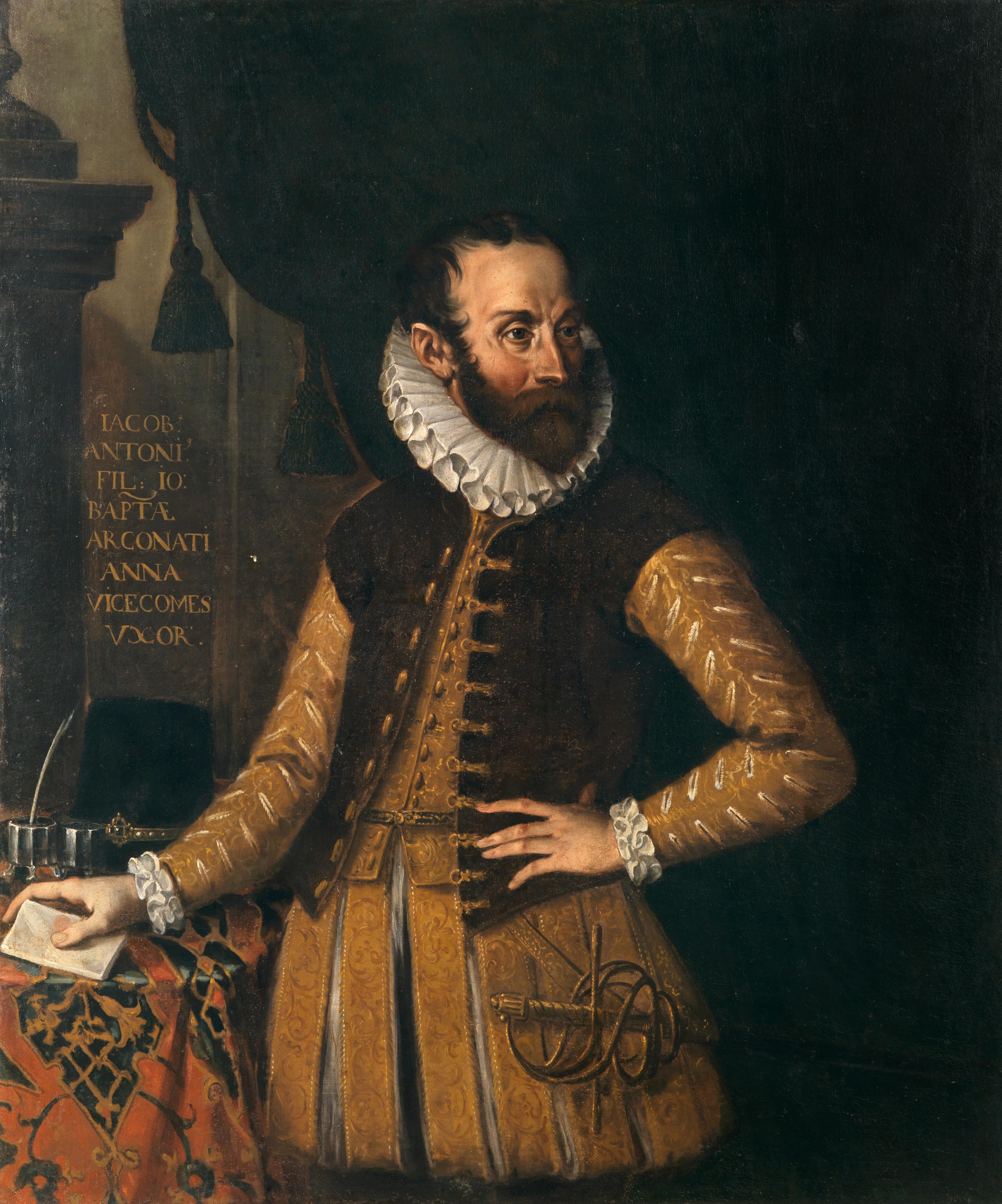 37lombard-school-17th-century-Portrait of Giacomo Antonio Arconati, 2nd Feudal Lord of the Pieve of Dairago, Milan (circa 1550–1593),.jpg