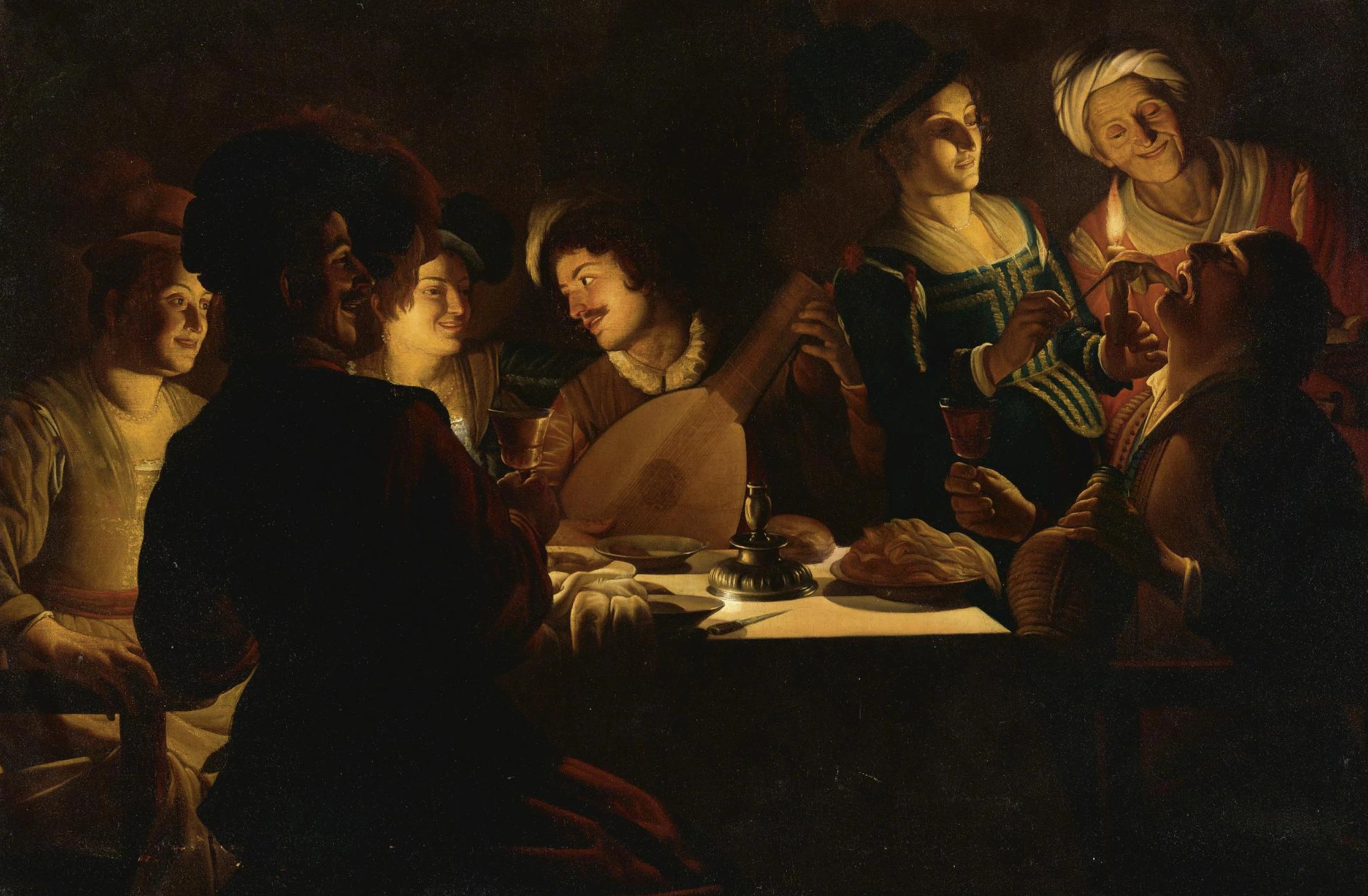 26 ELEGANT FIGURES EATING AND SINGING IN AN INTERIOR.jpg
