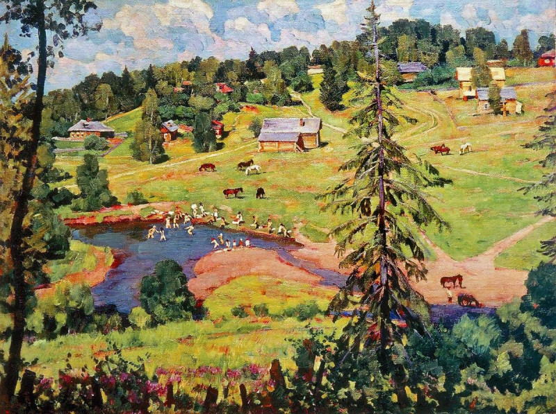 Июль. Купание, 1925.jpg