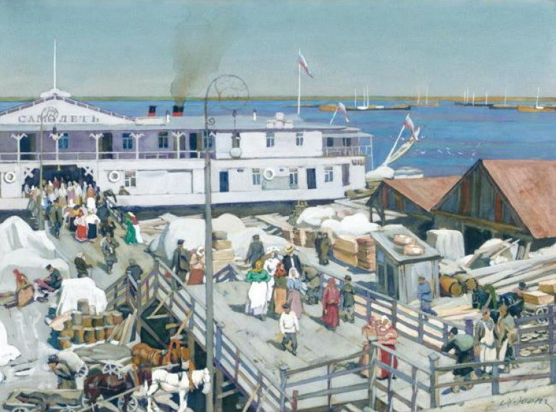 Пристань (Самолет) на Волге. Нижний Новгород, 1919-1921.jpg