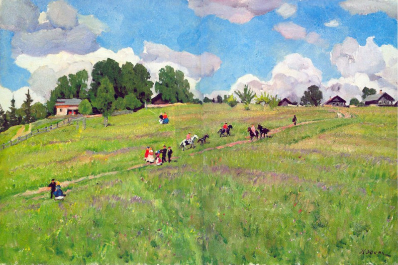 Сельский праздник. На горе. Лигачёво.jpg