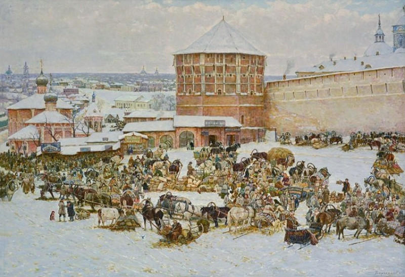 Базар. Загорск. 1920-е годы, 1987-1988.jpg