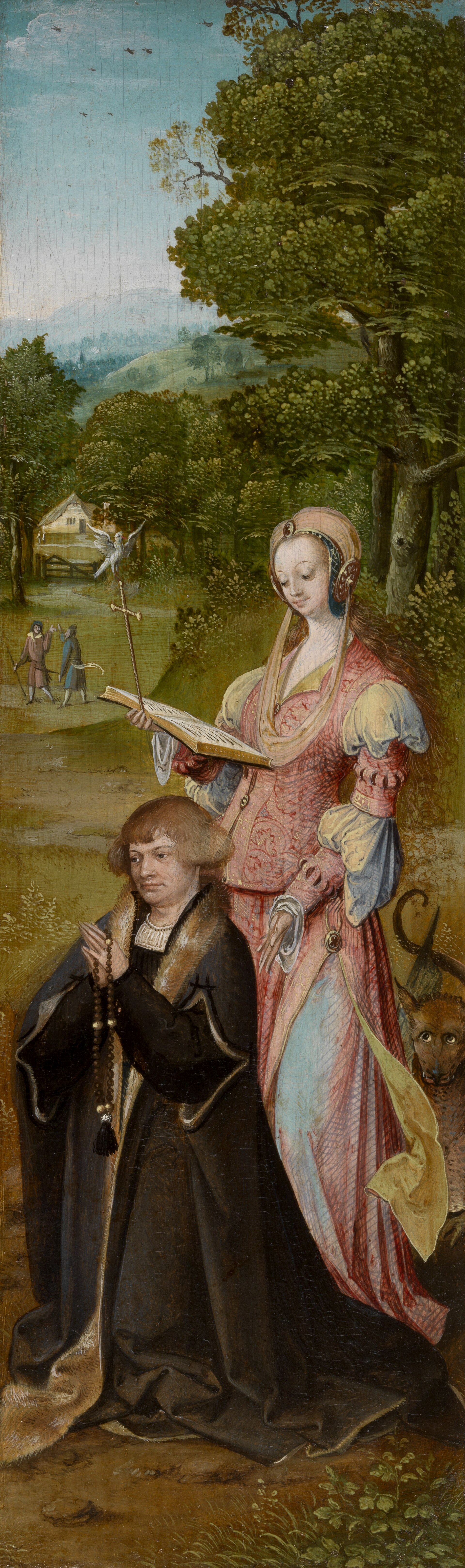 Meester_van_de_Aanbidding_te_Antwerpen_-_Heilige_Margaretha_van_Antiochi?_met_schenker_-_210_-_Royal_Museum_of_Fine_Arts_Antwerp.tiff.jpg