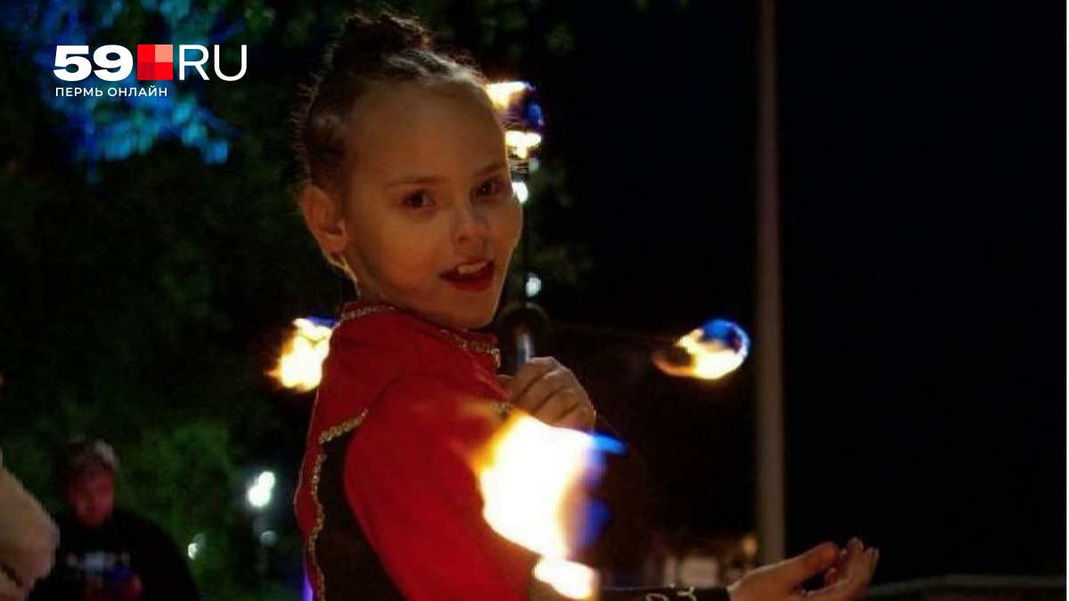 8-летняя пермячка Лиза покоряет фаер-шоу и участвует в фестивале «Огни Черноземья»