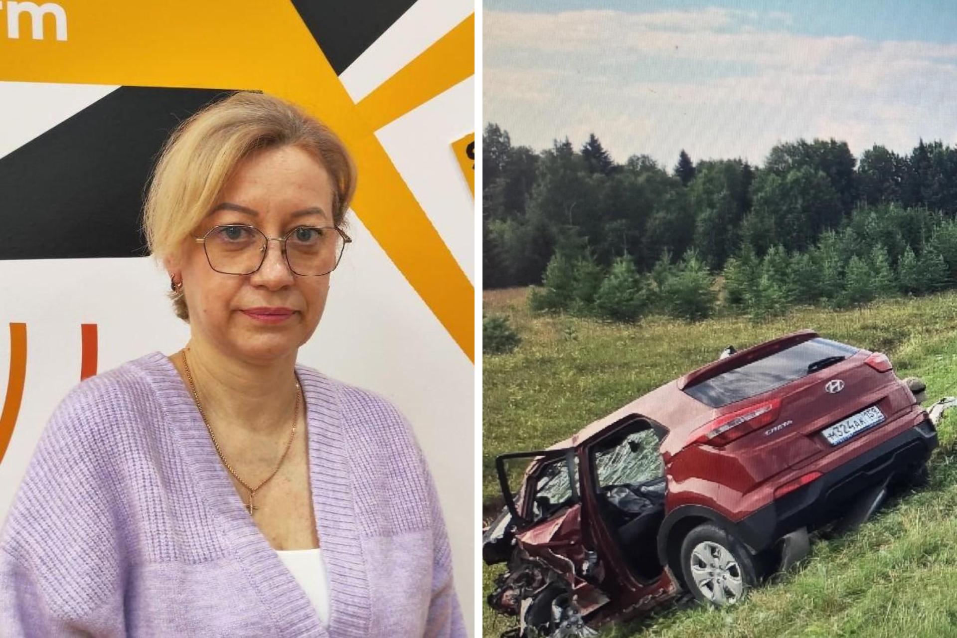 Директор пермского центра «Меркурий» Инна Луговкина погибла в ДТП в Гайнском районе