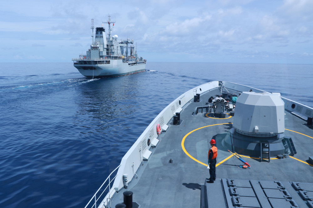 Учения кораблей Флота Южно-Китайского моря 